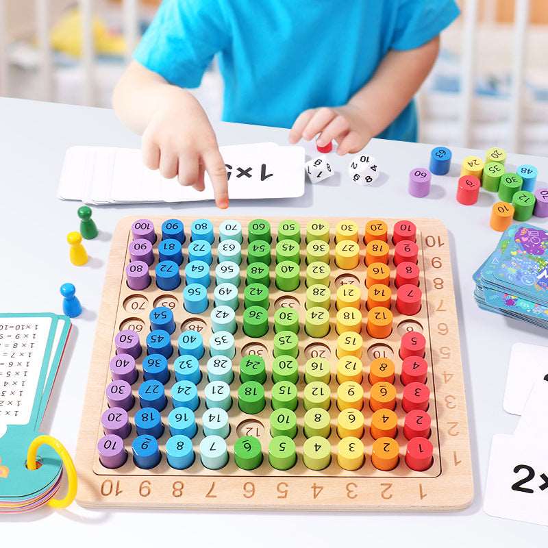 Educatioal Toys - Montessori Multiplication & Numbers Board Game