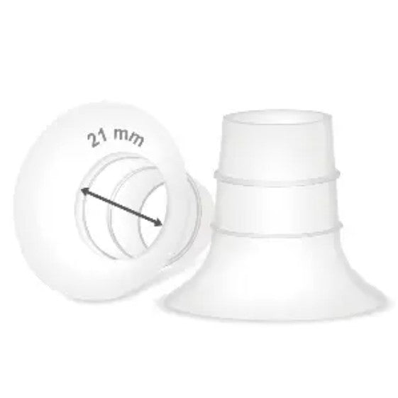 Breast Flange Size Converter For Any Electric Breast Pump - 15mm, 17mm, 19mm & 21mm
