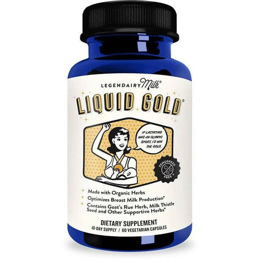 Legendairy Milk Liquid Gold Lactation Support - 60 Capsules
