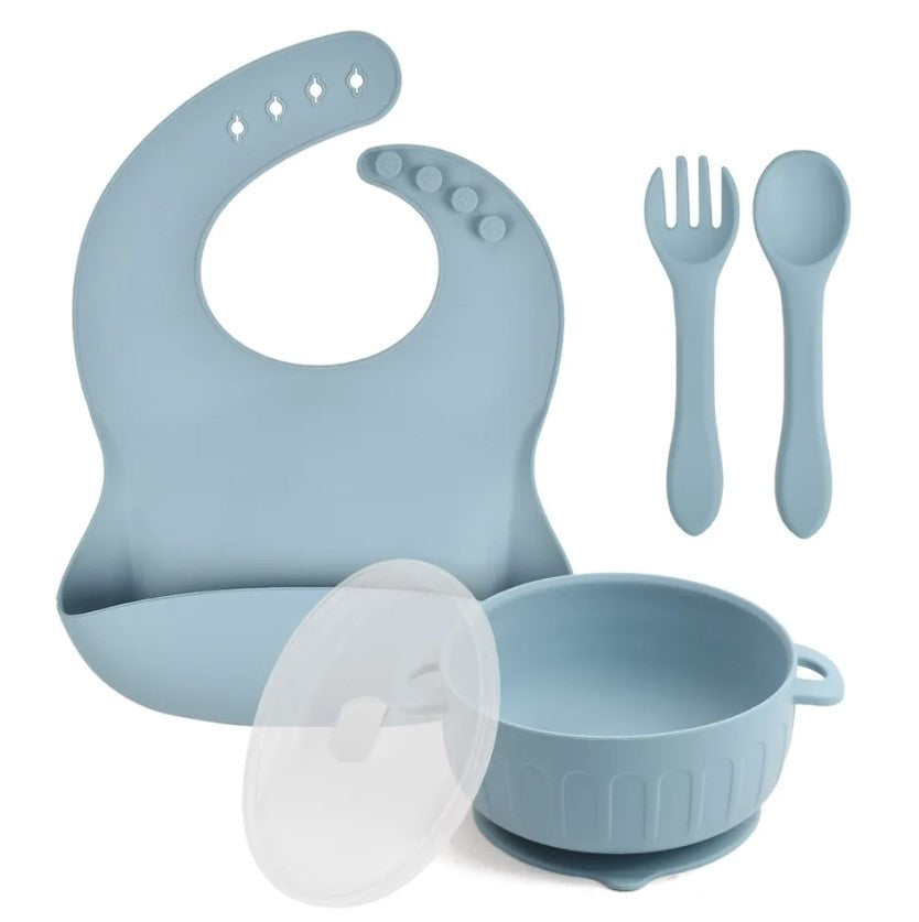 Silicone Eating Sets - 4IN1 Toddler Eating Sets