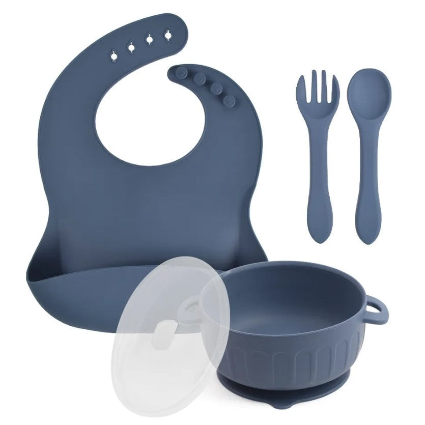 Silicone Eating Sets - 4IN1 Toddler Eating Sets