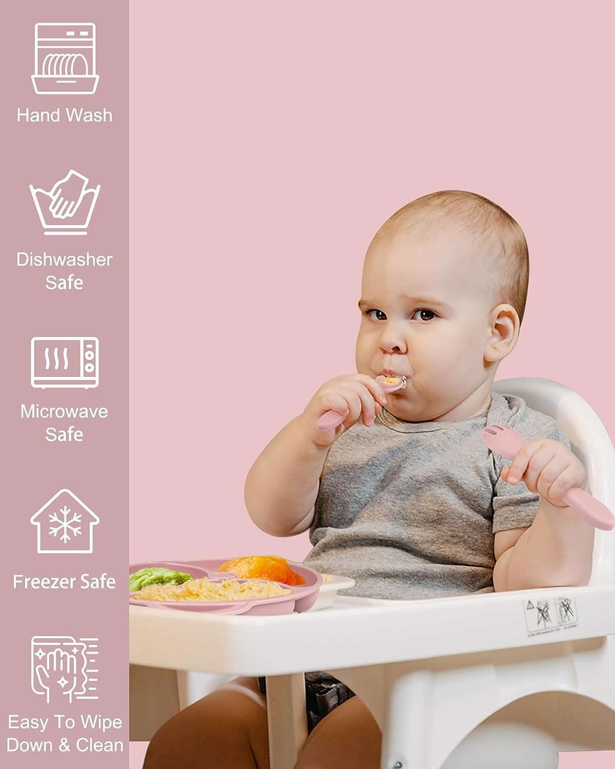Silicone Eating Sets - 6IN1 Silicone Toddler Eating Sets