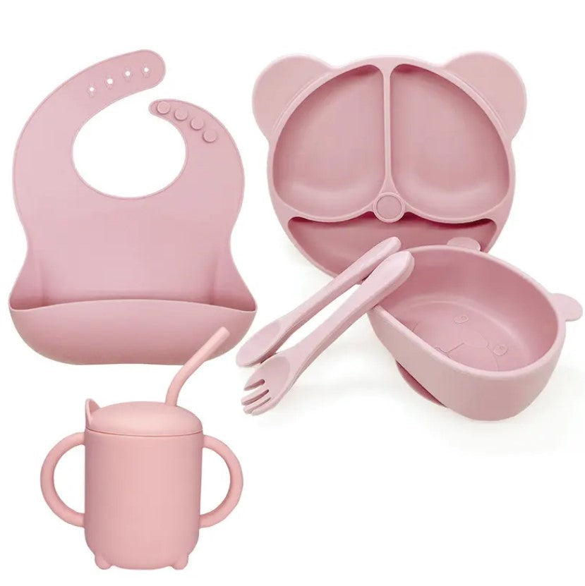 Silicone Eating Sets - 6IN1 Silicone Toddler Eating Sets