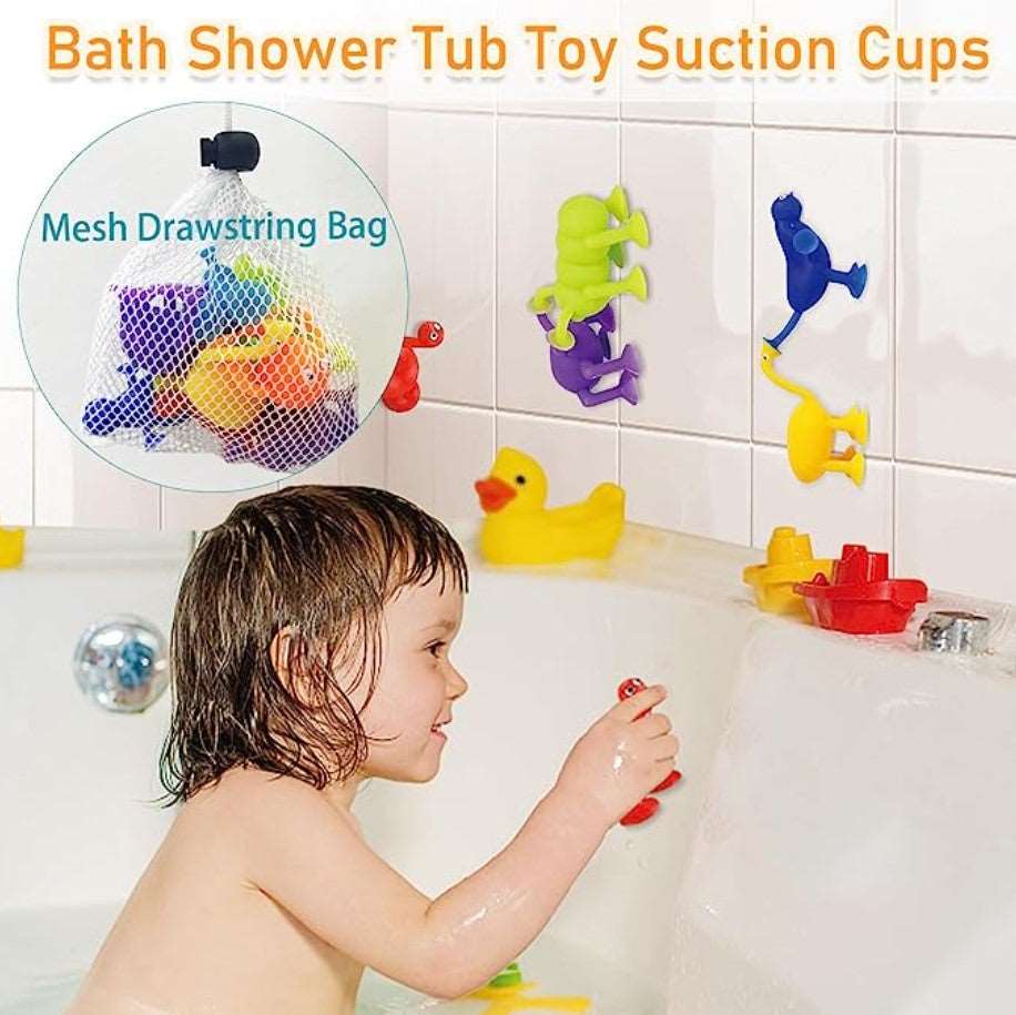 Silicone Suction Pops - Funpaste Silicone Animal Suction Pops - 28 Pcs