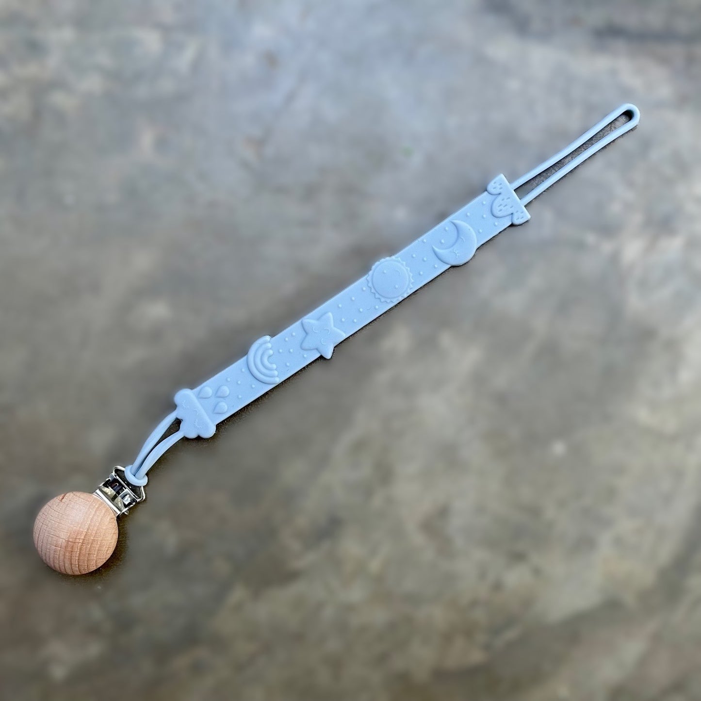 Silicone Baby Dummy Clips (One Piece Safety Design)