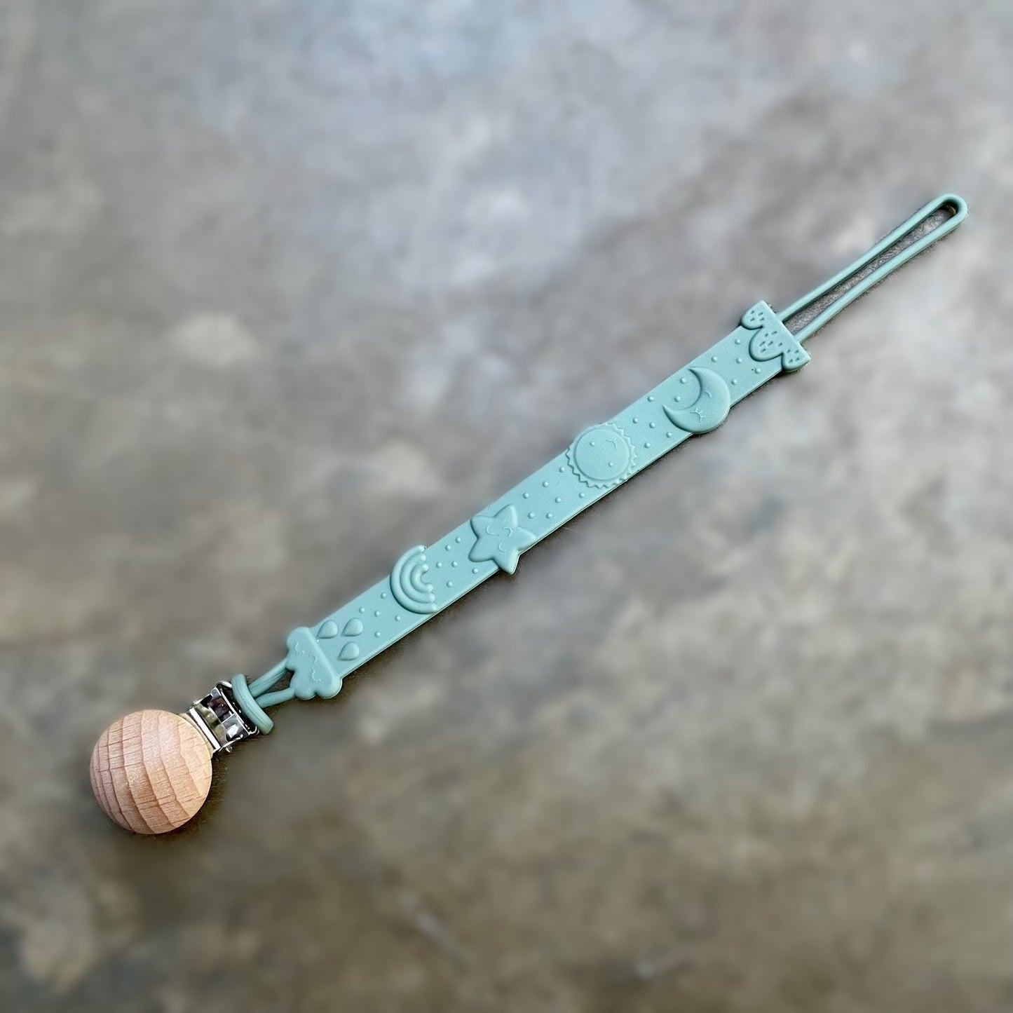 Silicone Baby Dummy Clips (One Piece Safety Design)
