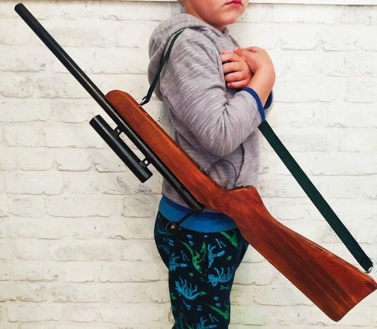 Baby Wooden Toys - Kids' Toy Hunting Riffle (Metal & Wood)
