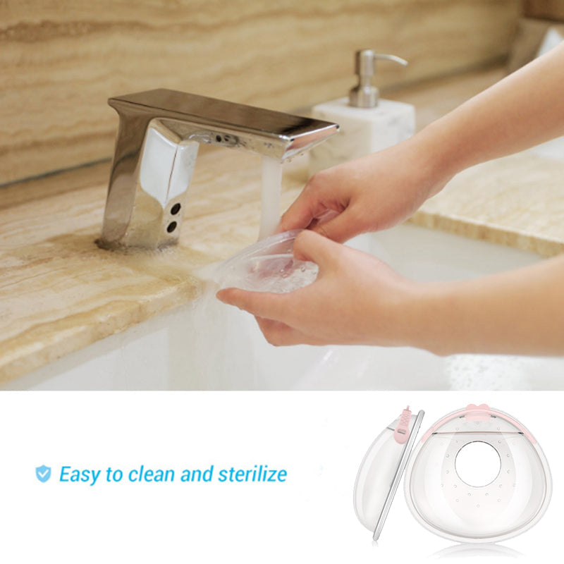 Breast Milk Collector Shells - Breast Milk Collector Shells With Stopper - 2 Pcs
