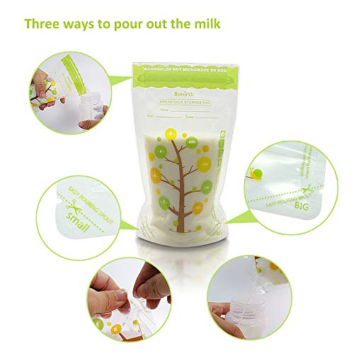 Breast Milk Storage Bags - Bimirth Breast Milk Storage Bags 235ml -  Bag Of 37 Pcs Or Box Of 112 Pcs