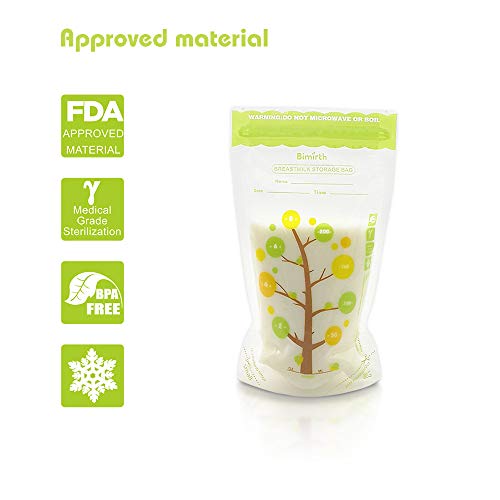 Breast Milk Storage Bags - Bimirth Breast Milk Storage Bags 235ml - Bag Of 37 Pcs Or Box Of 112 Pcs