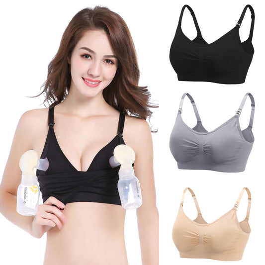 Comfort-Fit Nursing Bras - Comfort-fit Hands Free Pumping Bras