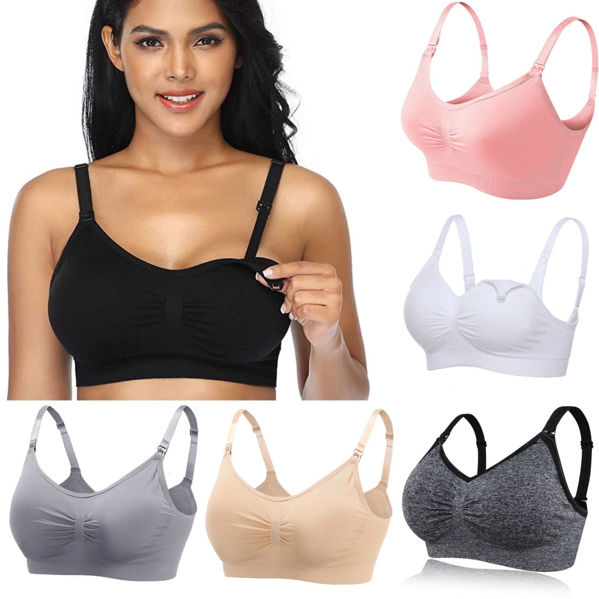 Comfort-Fit Nursing Bras - Comfort-fit Supportive Nursing Bras