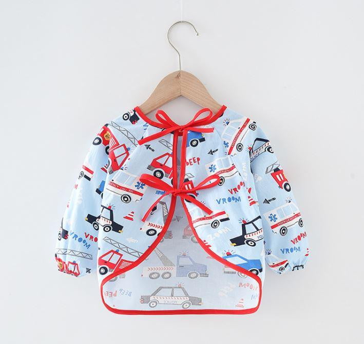 Long Sleeve Smock Bibs - Baby & Toddler (9-24 Months) Long Sleeve Smock Bib/Apron