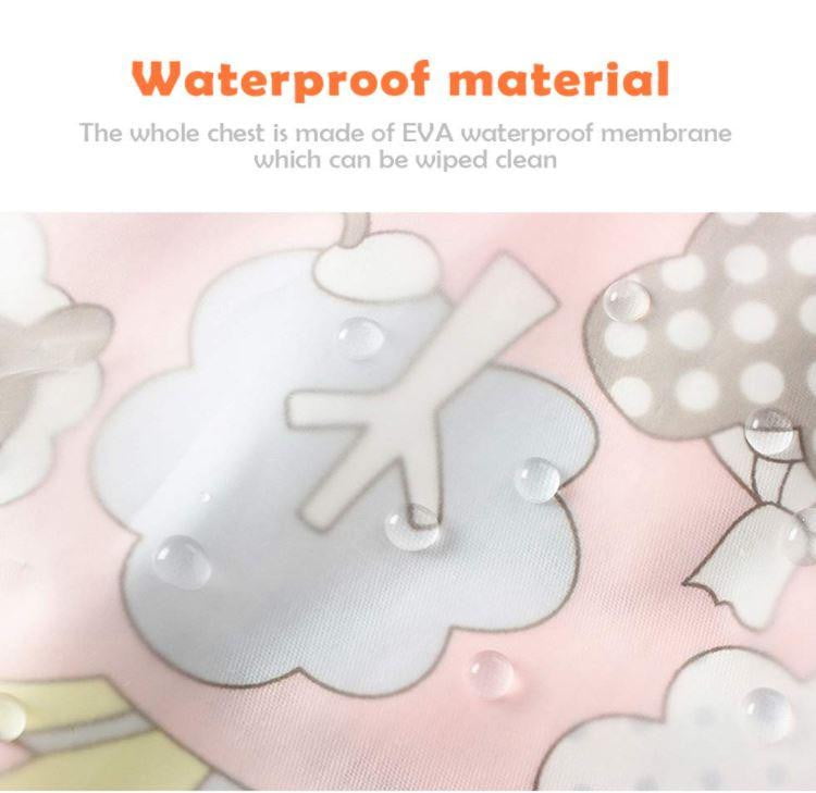 Long Sleeve Smock Bibs - Baby & Toddler (9-24 Months) Long Sleeve Smock Bib/Apron