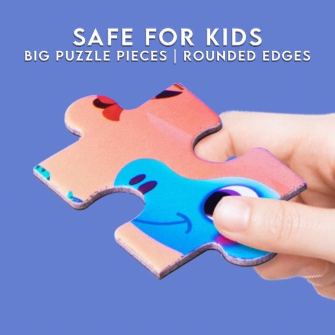 Magnetic Puzzles - Level-Up Kids Magnetic Puzzle Sets 3in1 - Ages 3+ Years