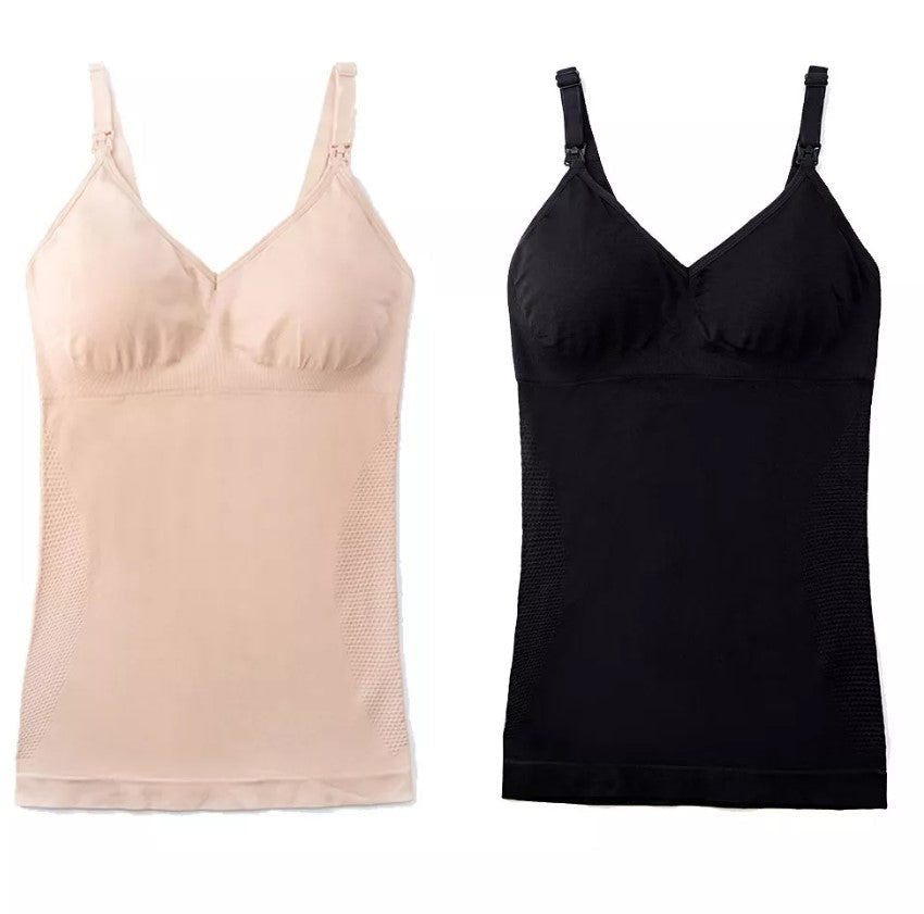 Nursing & Feeding - Comfort-fit Nursing Camisole Tops - Figure Hugging