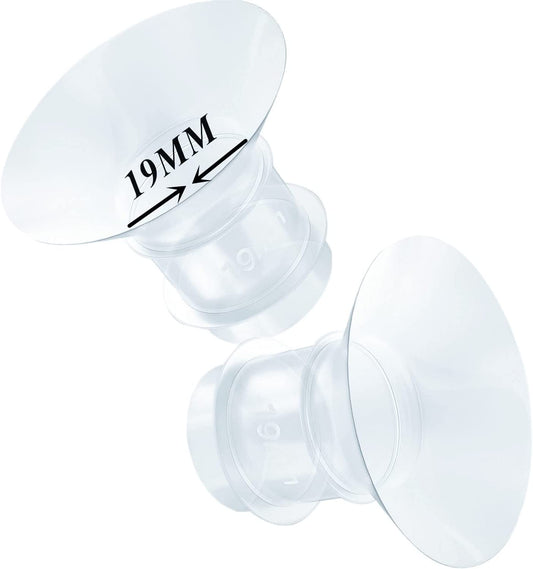 Silicone Size Converter - Breast Flange Size Converter For Express Cups & ELEBEBE Pump - 17mm Or 19mm