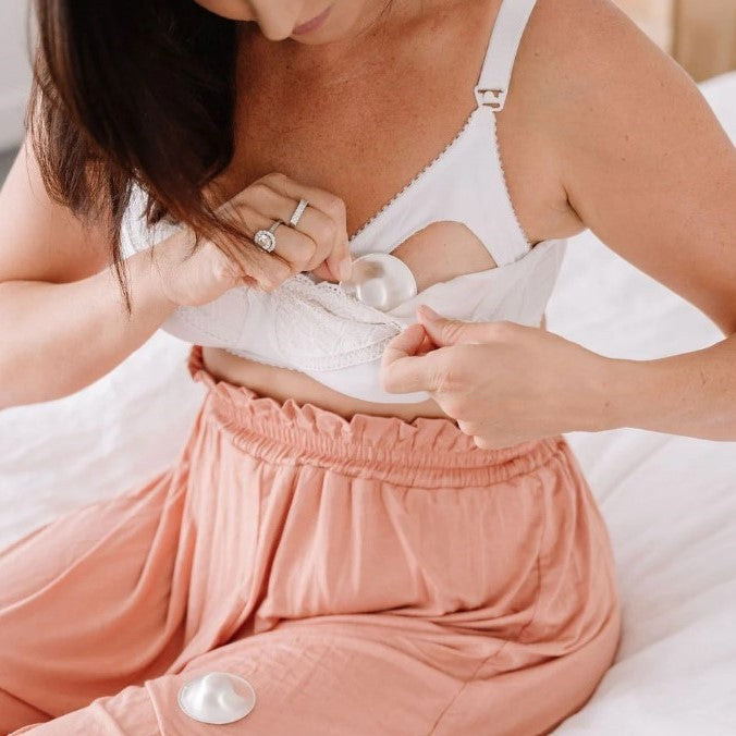 Silver Nipple Cups - Chai Silver Nursing Cups - Breastfeeding Friendly