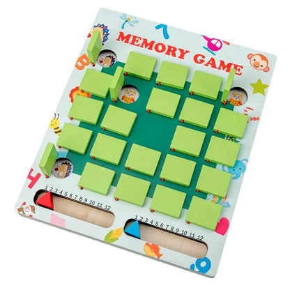 Large Wooden Memory Matching Game