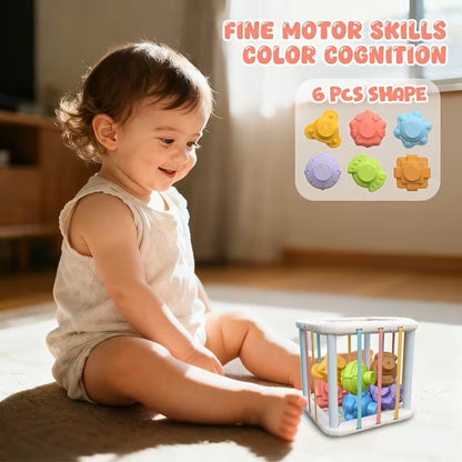 Montessori Toddler Sensory Stacking & Tactile Exploration Toy