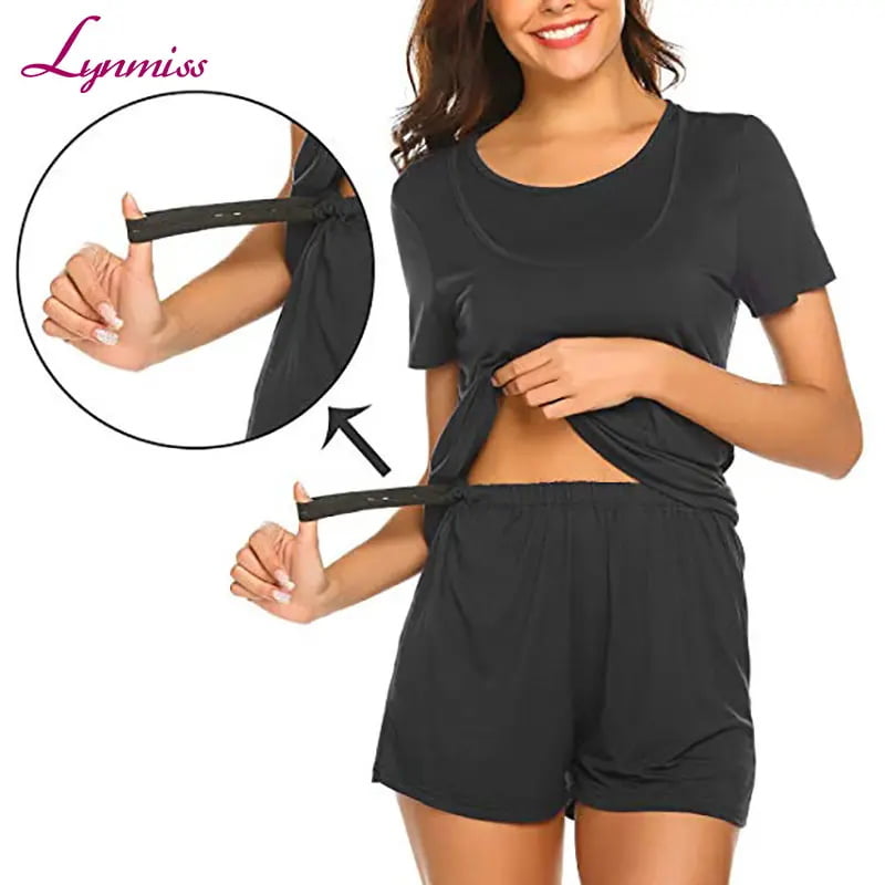 Soft Summer Maternity & Breastfeeding Pyjamas