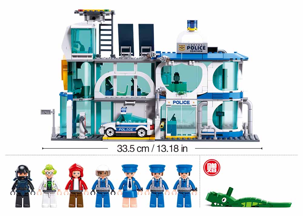 Sluban Building Blocks - Police Station