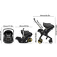 3IN1 Adjustable Stroller & Baby Car Seat