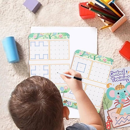 Reusable Preschool Pen Control Training Books - 30 Reusable Pages