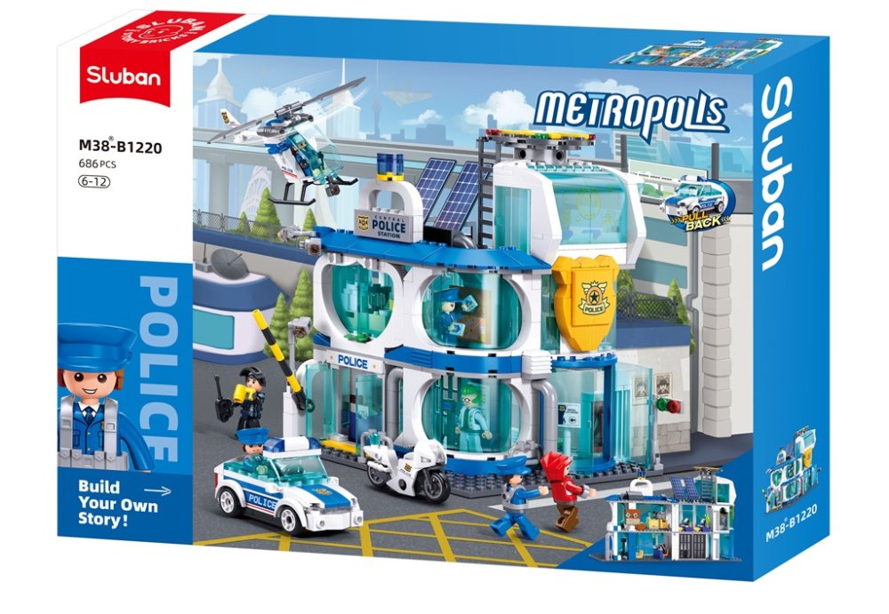 Sluban Building Blocks - Police Station
