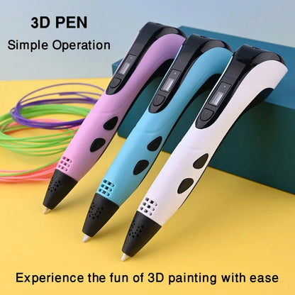 3D Printing Pen for Kids – Creative DIY Filament Drawing Toy
