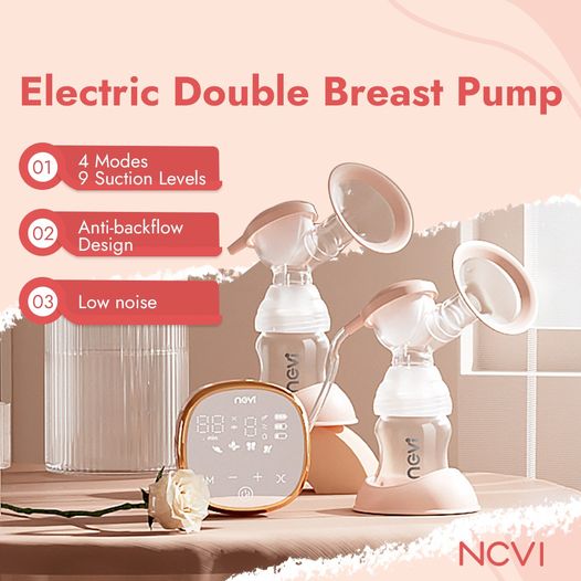 NCVI Double Electric Breast Pump (Hospital-Grade Strength)