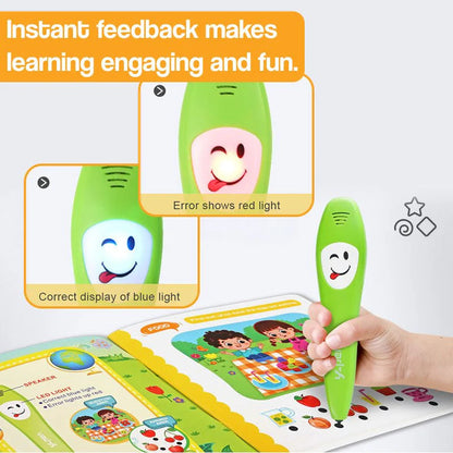 Y-Pen Interactive Pre-School Educational Book - Digital Pen Included