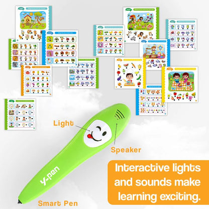 Y-Pen Interactive Pre-School Educational Book - Digital Pen Included