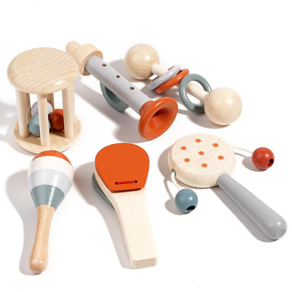 Montessori Wooden Musical Instrument Set (Ages 1–3)