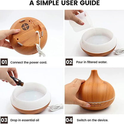 2in1 Diffuser & Nightlight - 500ml