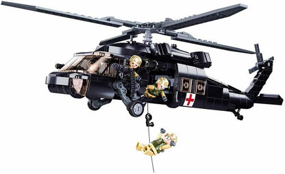 Sluban Building Blocks - Black Hawk Helicopter