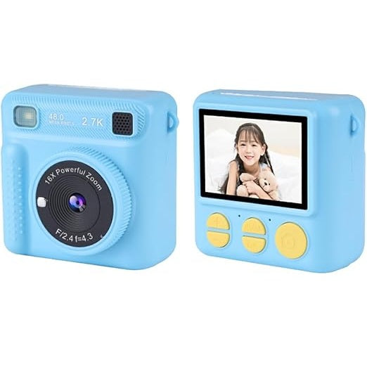 Kids Instant Camera With Built-In Thermal Printer (32GB SD Card Incl)