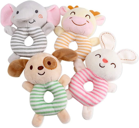 Plush Toy Baby Rattles