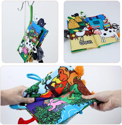 Baby Sensory Crinkle Books With Animal Tails
