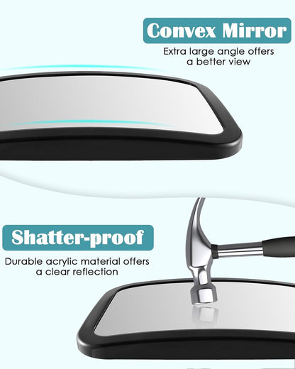 Adjustable Baby Rear-Facing Car Seat Mirror