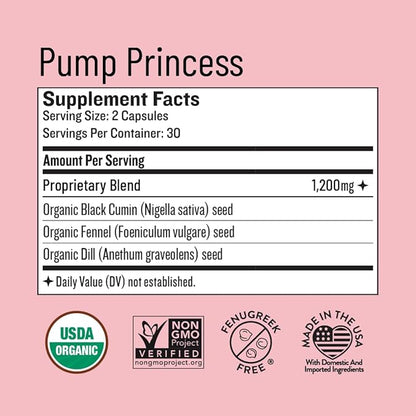 Legendairy Milk Pump Princess Lactation Support - 60 Capsules
