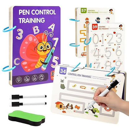 Kids Educational Pen Control Exercise Book