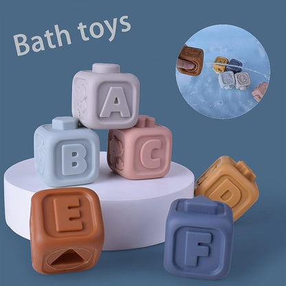 Soft Baby Building Blocks & Stacker