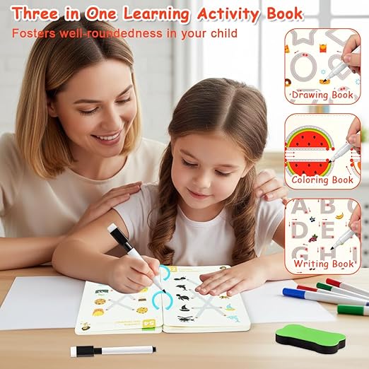 Kids Educational Pen Control Exercise Book