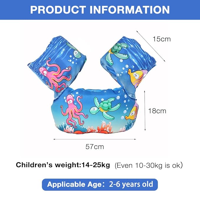 Kids Non-inflatable Swimming Vests