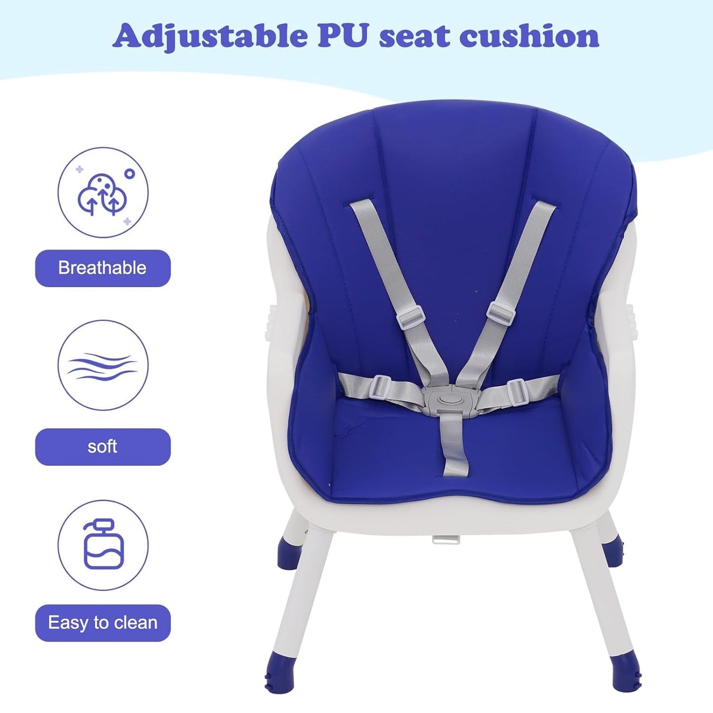 6-IN-1 Multifunctional Baby High Chair