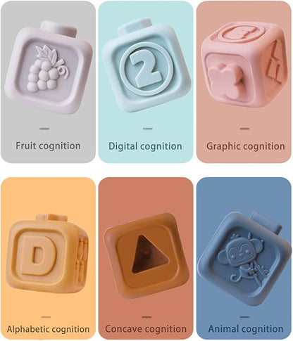 Soft Baby Building Blocks & Stacker