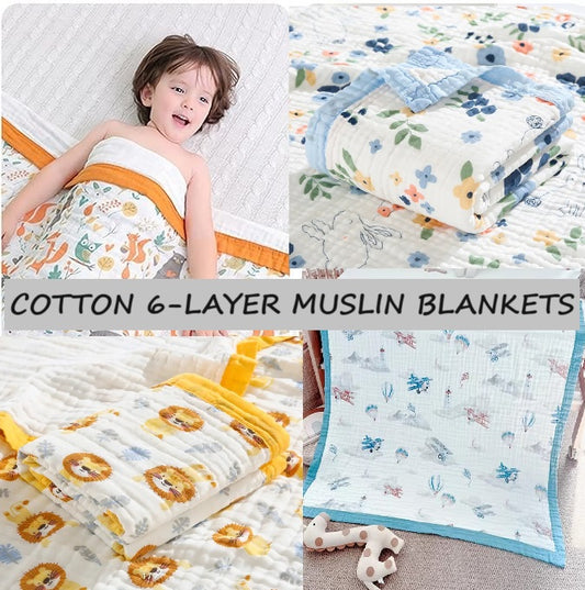 Six layer Muslin Blanket (100% cotton)