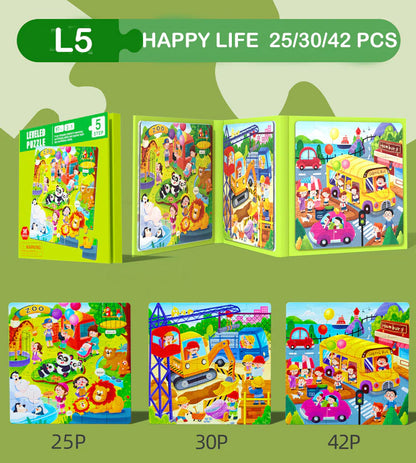 3in1 Magnetic Jigsaw Puzzle Sets - Ages 3+ Years