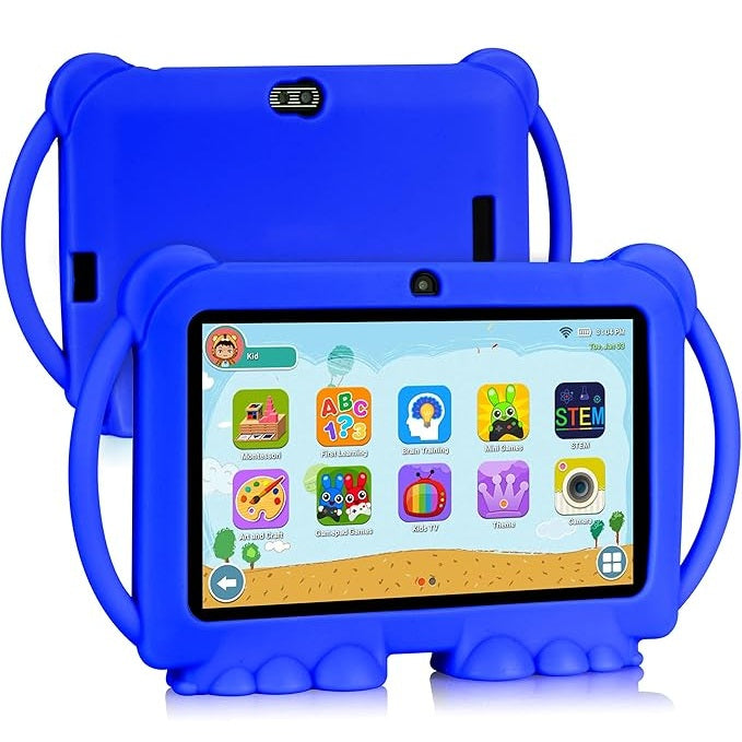 Kids Educational 7” Android Tablet With Protective Case